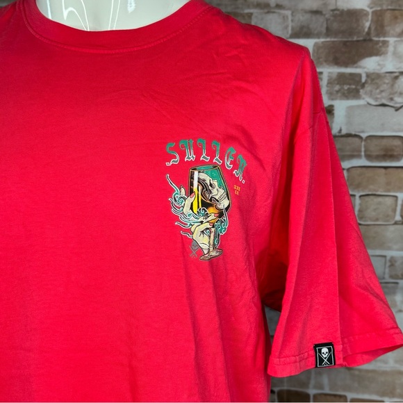 Sullen Art Collective Men’s Graphic T-shirt - Red -Size: XL / 2X- NWT - Picture 4 of 14